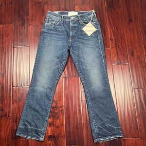 Mother Superior The Insider Ankle Mid-Rise Boot Cut Jean Woman 30 NWT